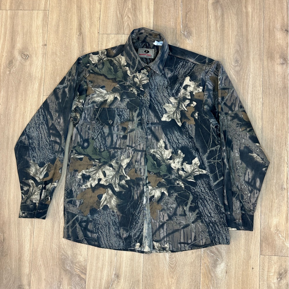 Mossy Oak Original Break-Up Long Sleeve Button Up
